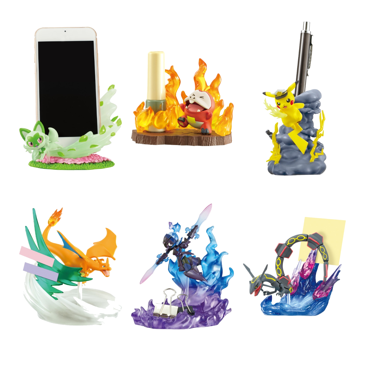 Pokemon DesQ Battle On Desk Blind Box - all 6 figures in the set
