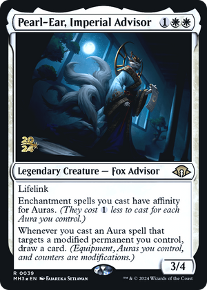 Pearl-Ear, Imperial Advisor (PRE-039) - Modern Horizons 3 Promos Foil - Poke-Collect