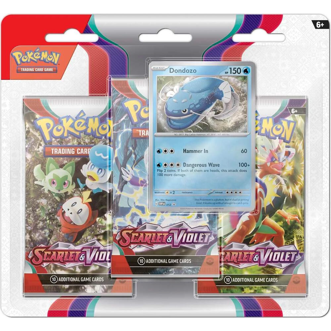 Scarlet & Violet 3 Pack Blister [Dondozo] - SV01 Scarlet & Violet Base Set