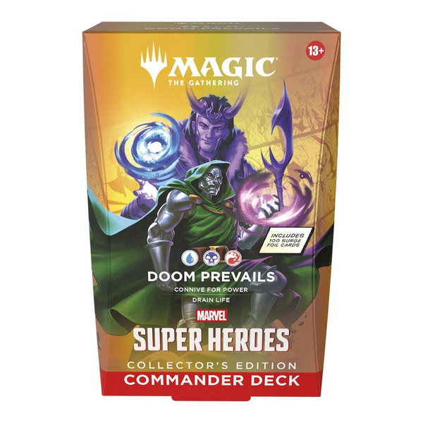 Magic the Gathering: Universes Beyond Marvel Super Heroes Commander Collector Deck - Doom Prevails