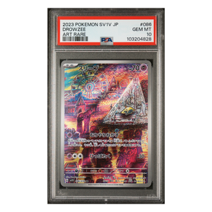 Drowzee Art Rare Violet #086 PSA 10