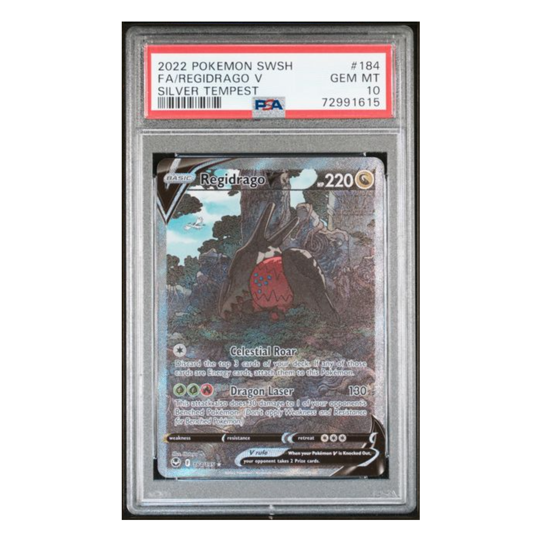 Regidrago V Alternate Art Silver Tempest #184 PSA 10 - Poke-Collect