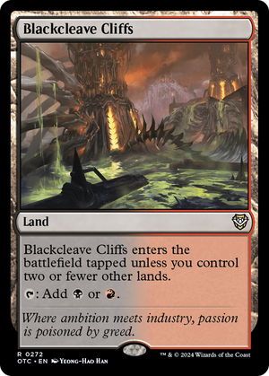 Blackcleave Cliffs (OTC-272) - Outlaws of Thunder Junction Commander - Poke-Collect