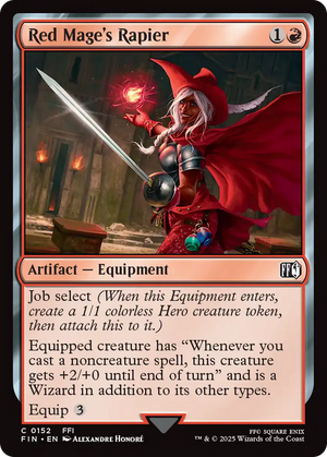 Red Mage's Rapier (FIN-152) - FINAL FANTASY Foil - Poke-Collect