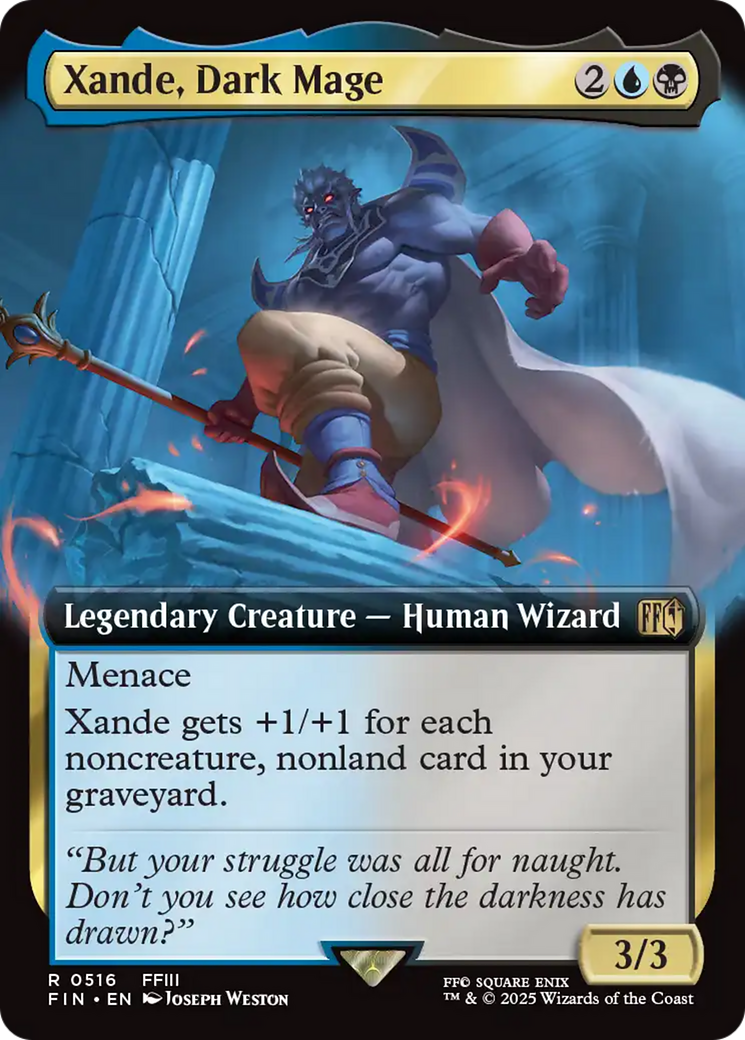 Xande, Dark Mage (FIN-516) - FINAL FANTASY: (Extended Art) Foil - Poke-Collect