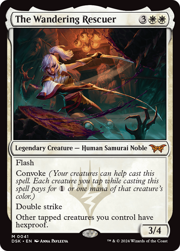 The Wandering Rescuer (DSK-041) - Duskmourn: House of Horror Foil - Poke-Collect