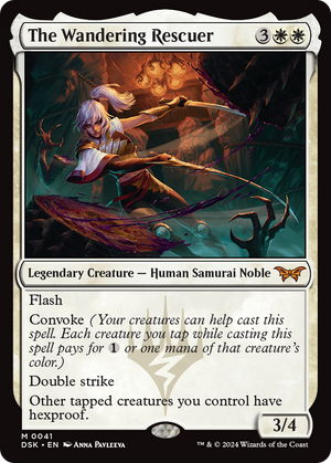 The Wandering Rescuer (DSK-041) - Duskmourn: House of Horror Foil - Poke-Collect