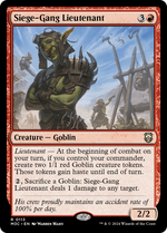 Siege-Gang Lieutenant (M3C-113) - Modern Horizons 3 Commander - Poke-Collect