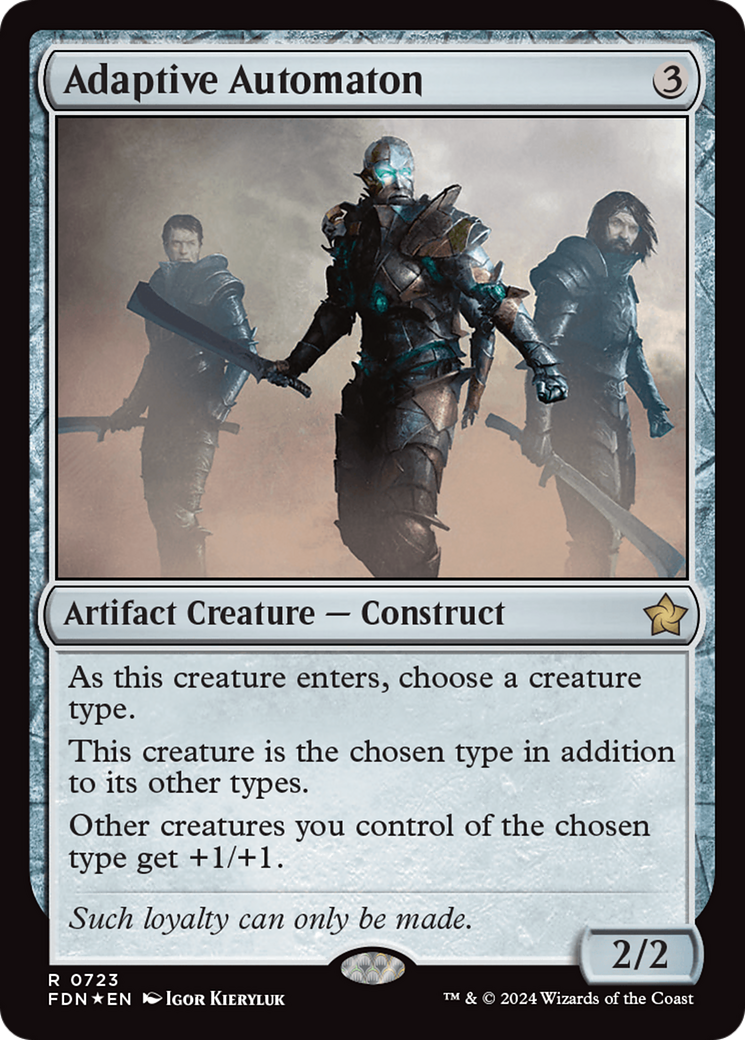Adaptive Automaton (FDN-723) - Foundations Foil - Poke-Collect