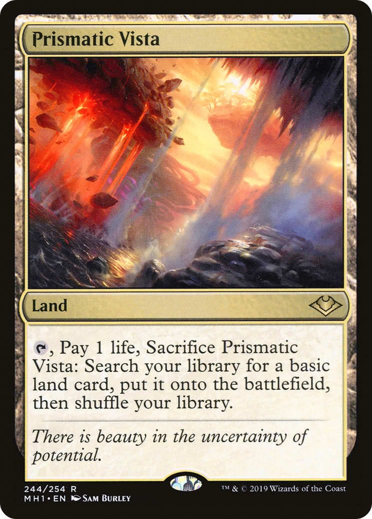 Prismatic Vista (MH1-244) - Modern Horizons Foil - Poke-Collect