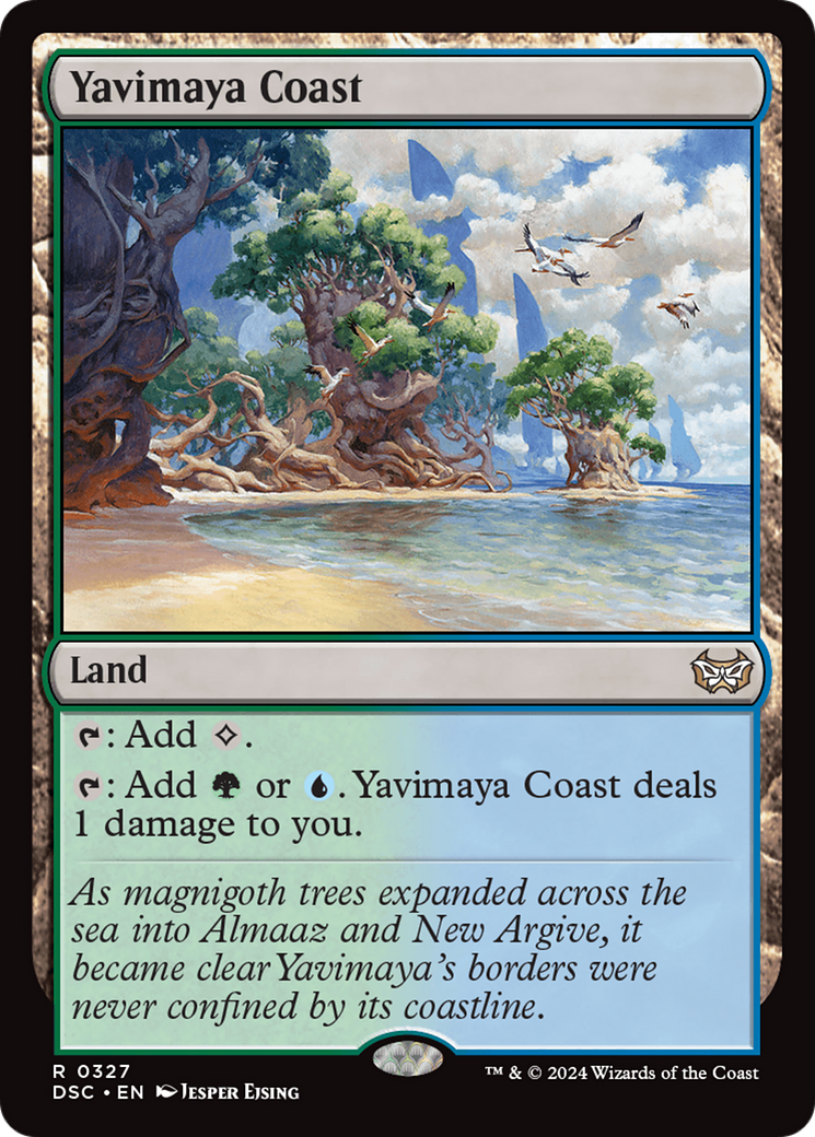 Yavimaya Coast (DSC-327) - Duskmourn: House of Horror Commander - Poke-Collect