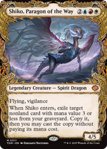Shiko, Paragon of the Way (TDM-317) - Tarkir: Dragonstorm: (Showcase) - Poke-Collect