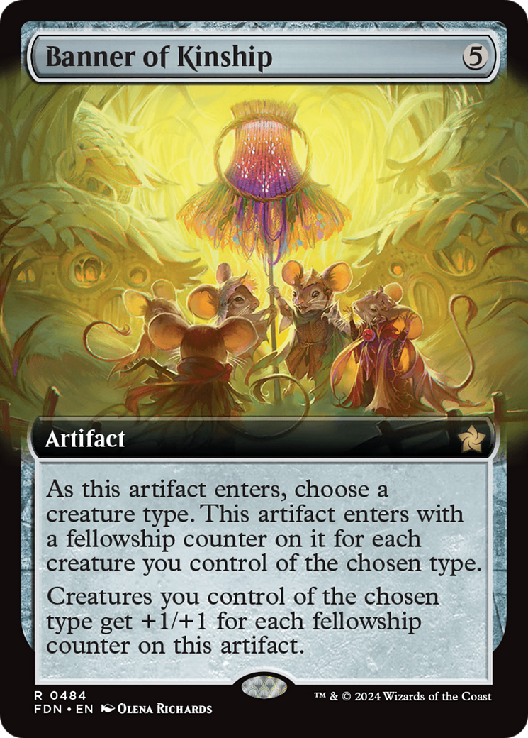 Banner of Kinship (FDN-484) - Foundations: (Extended Art) Foil - Poke-Collect