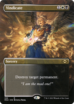 Vindicate (MH2-322) - Modern Horizons 2 (Borderless) Foil - Poke-Collect