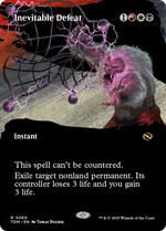 Inevitable Defeat (TDM-360) - Tarkir: Dragonstorm: (Showcase) (Borderless) - Poke-Collect