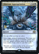 Abstruse Appropriation (PRE-177) - Modern Horizons 3 Promos: (devoid) Foil - Poke-Collect