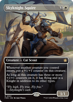 Skyknight Squire (FDN-301) - Foundations (Borderless) Foil - Poke-Collect