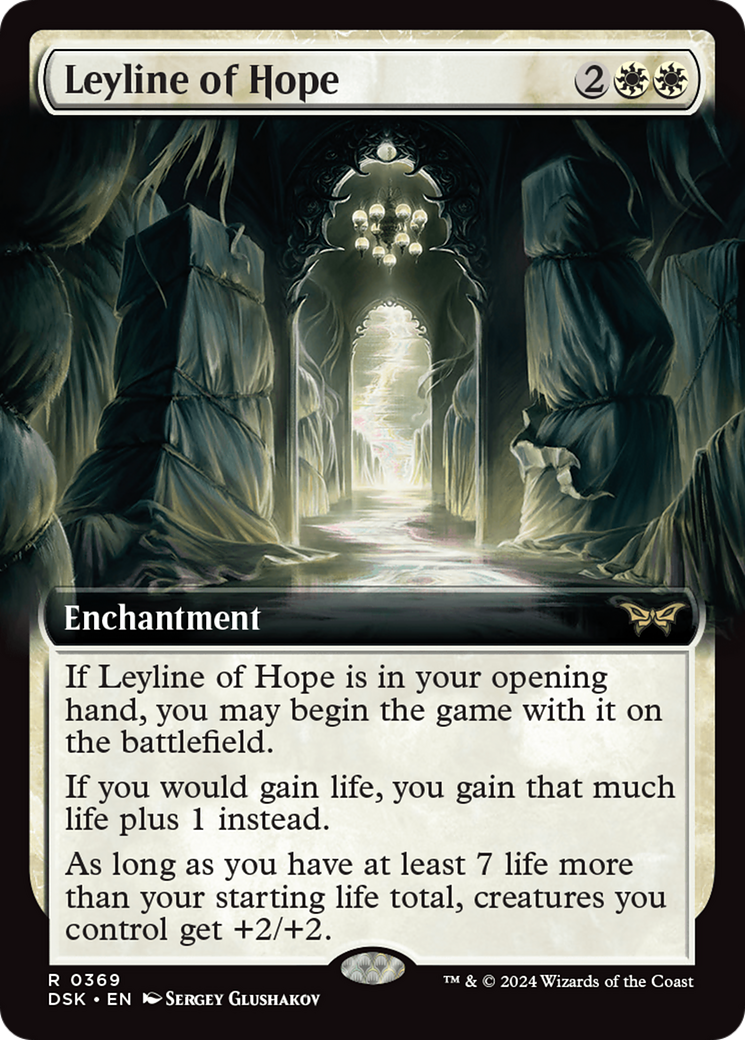 Leyline of Hope (DSK-369) - Duskmourn: House of Horror: (Extended Art) - Poke-Collect