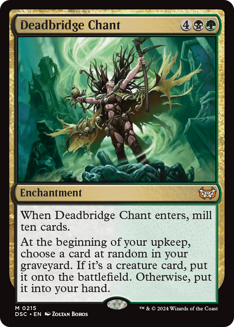 Deadbridge Chant (DSC-215) - Duskmourn: House of Horror Commander - Poke-Collect