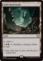 Grim Backwoods (DSC-281) - Duskmourn: House of Horror Commander - Poke-Collect