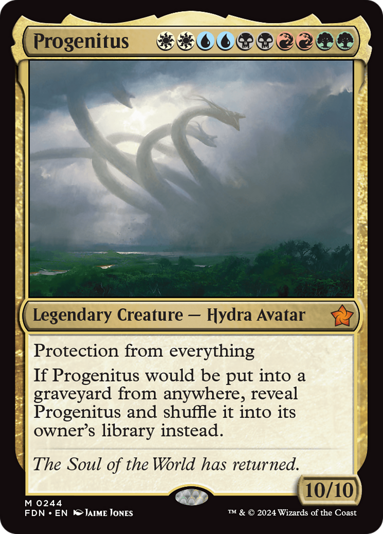 Progenitus (FDN-244) - Foundations Foil - Poke-Collect