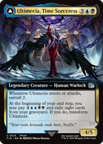 Ultimecia, Time Sorceress // Ultimecia, Omnipotent (FIN-513) - FINAL FANTASY: (Extended Art) Foil - Poke-Collect
