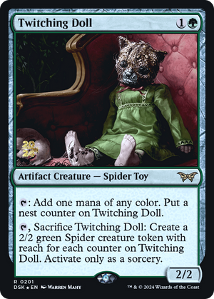 Twitching Doll (PRE-201) - Duskmourn: House of Horror Promos Foil - Poke-Collect