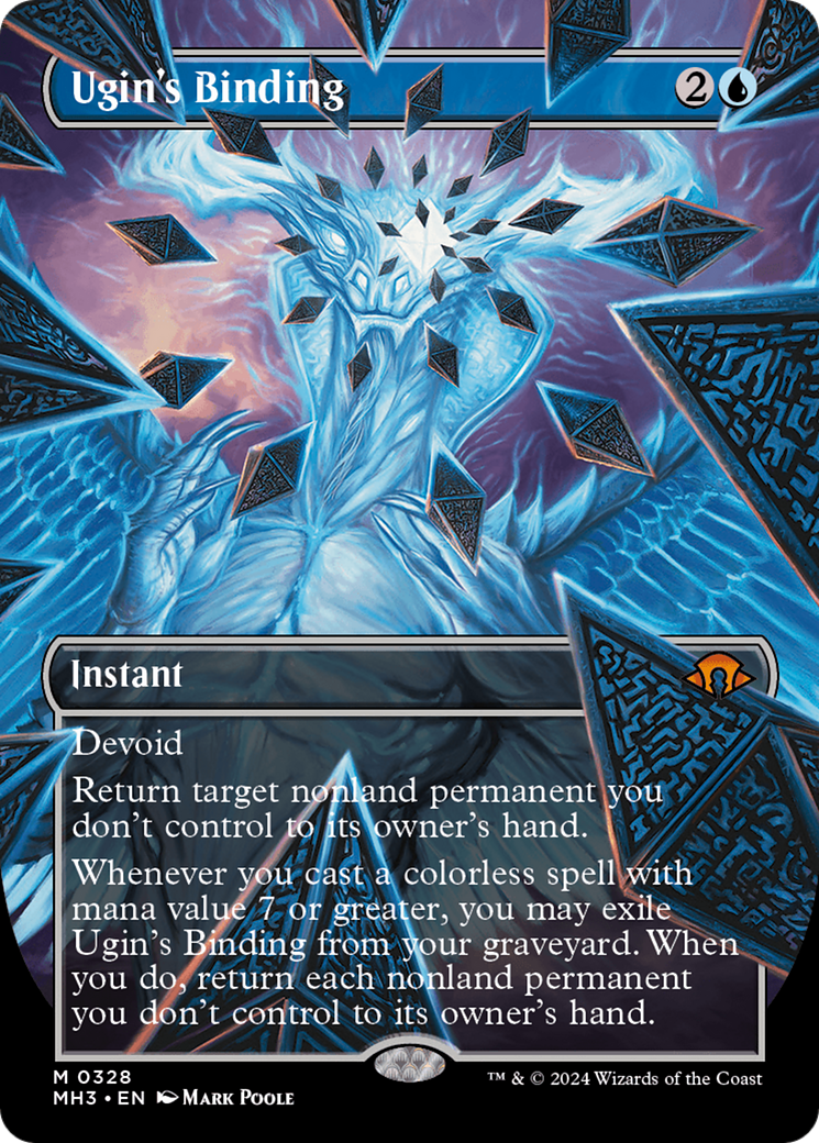 Ugin's Binding (Borderless) (MH3-328) - Modern Horizons 3 (Borderless) - Poke-Collect