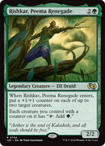 Rishkar, Peema Renegade (J25-708) - Foundations Jumpstart - Poke-Collect