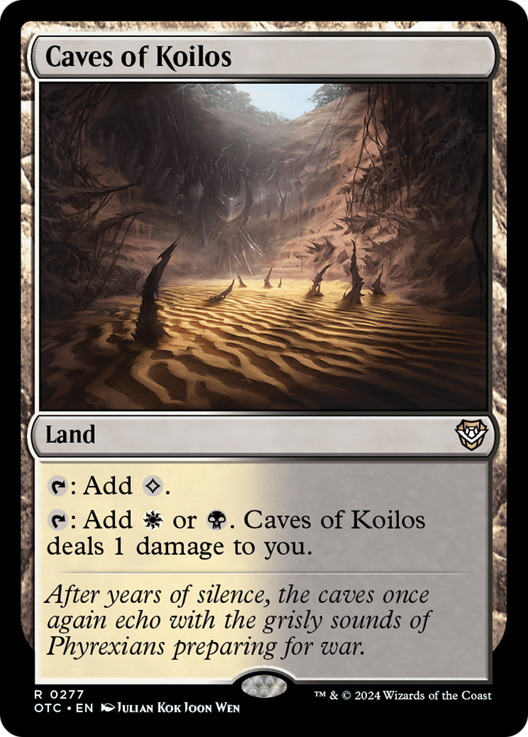 Caves of Koilos (OTC-277) - Outlaws of Thunder Junction Commander - Poke-Collect