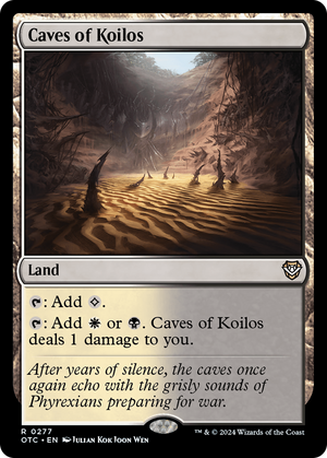 Caves of Koilos (OTC-277) - Outlaws of Thunder Junction Commander - Poke-Collect