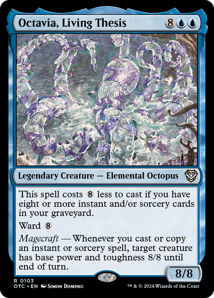 Octavia, Living Thesis (OTC-103) - Outlaws of Thunder Junction Commander - Poke-Collect
