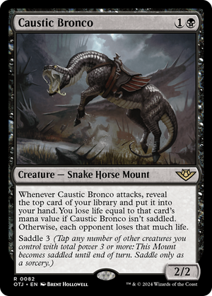 Caustic Bronco (OTJ-082) - Outlaws of Thunder Junction - Poke-Collect