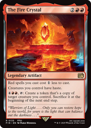 The Fire Crystal (FIN-135) - FINAL FANTASY Foil - Poke-Collect