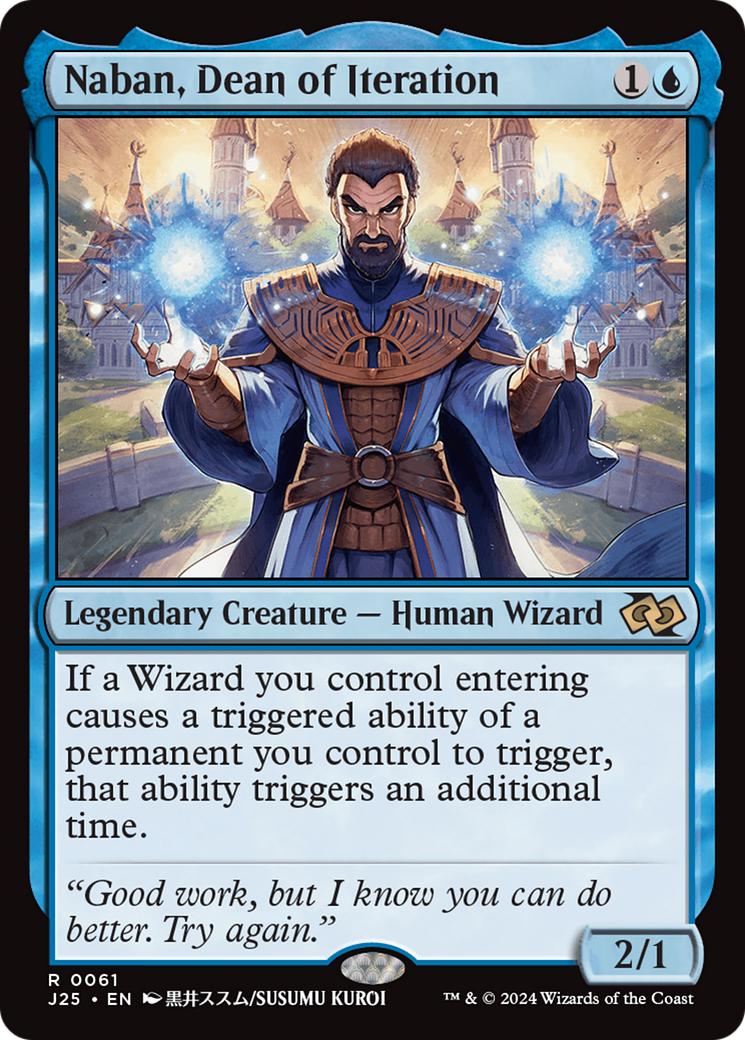 Naban, Dean of Iteration (J25-061) - Foundations Jumpstart - Poke-Collect