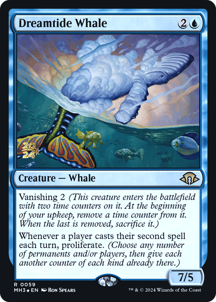 Dreamtide Whale (PRE-059) - Modern Horizons 3 Promos Foil - Poke-Collect