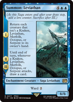 Summon: Leviathan (FIN-077) - FINAL FANTASY: (enchantment) Foil - Poke-Collect