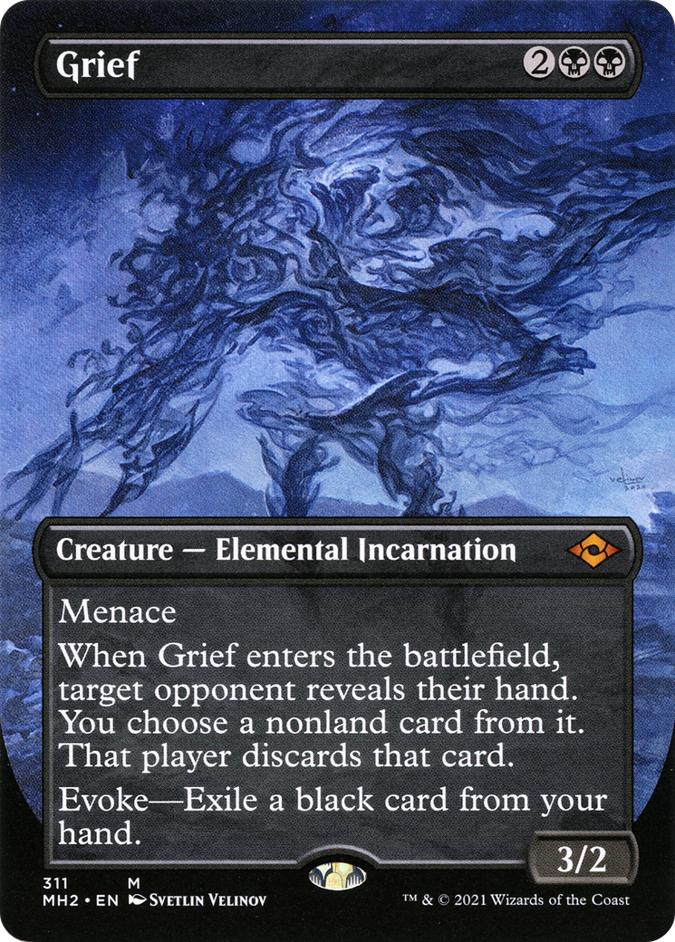Grief (MH2-311) - Modern Horizons 2 (Borderless) Foil - Poke-Collect