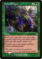 Force of Vigor (MH1-021) - Modern Horizons 1 Timeshifts Foil - Poke-Collect