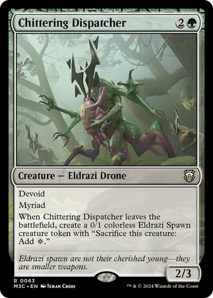 Chittering Dispatcher (M3C-063) - Modern Horizons 3 Commander: (devoid) - Poke-Collect