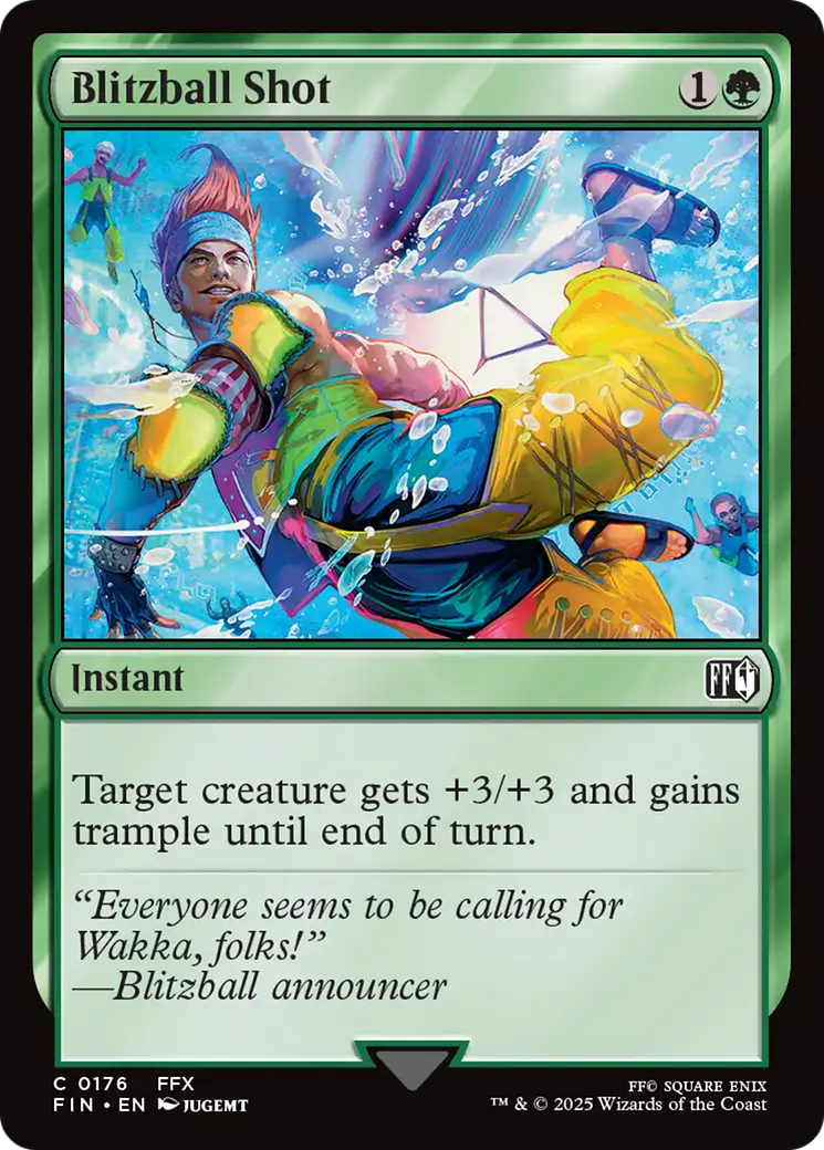 Blitzball Shot (FIN-176) - FINAL FANTASY Foil - Poke-Collect