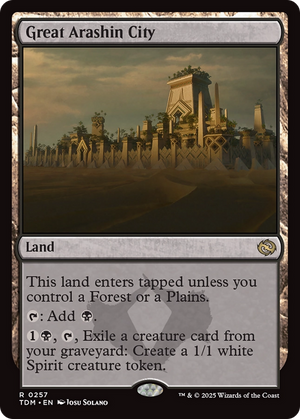Great Arashin City (TDM-257) - Tarkir: Dragonstorm - Poke-Collect