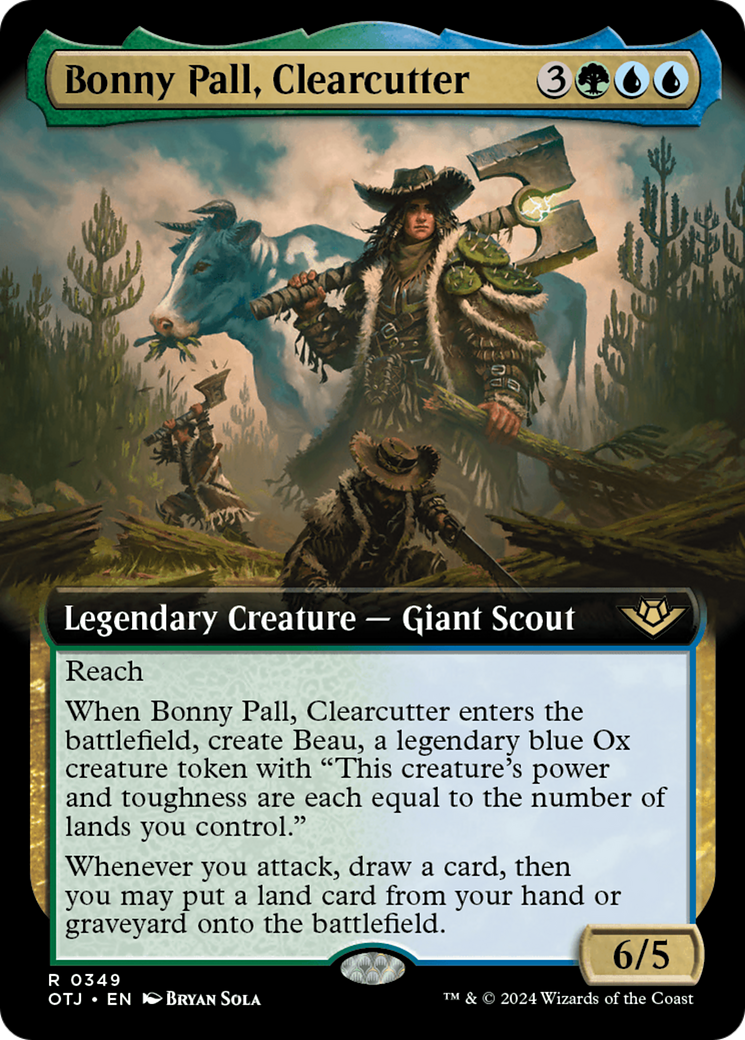 Bonny Pall, Clearcutter (OTJ-349) - Outlaws of Thunder Junction: (Extended Art) Foil - Poke-Collect
