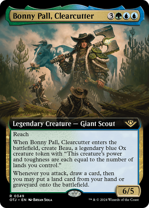 Bonny Pall, Clearcutter (OTJ-349) - Outlaws of Thunder Junction: (Extended Art) Foil - Poke-Collect