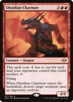 Obsidian Charmaw (MH2-137) - Modern Horizons 2 Foil - Poke-Collect