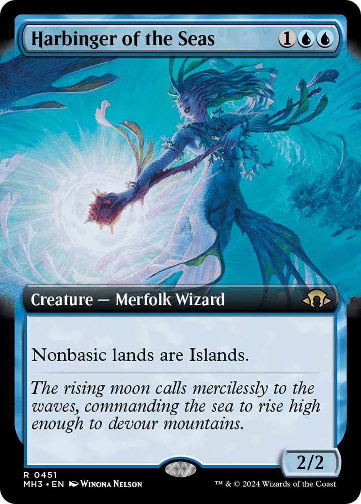 Harbinger of the Seas (Extended Art) (MH3-451) - Modern Horizons 3: (Extended Art) - Poke-Collect