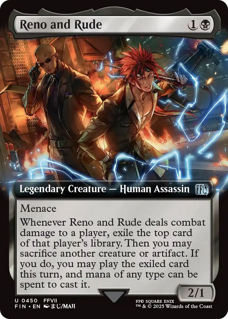 Reno and Rude (FIN-450) - FINAL FANTASY: (Extended Art) Foil - Poke-Collect