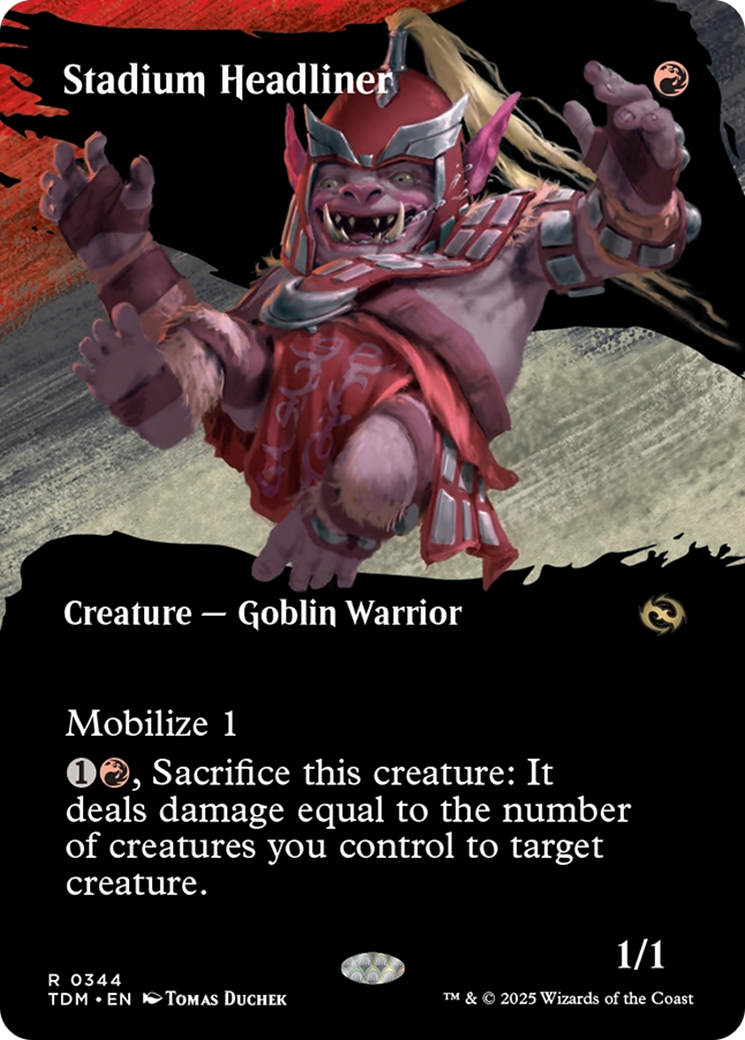 Stadium Headliner (TDM-344) - Tarkir: Dragonstorm: (Showcase) (Borderless) - Poke-Collect