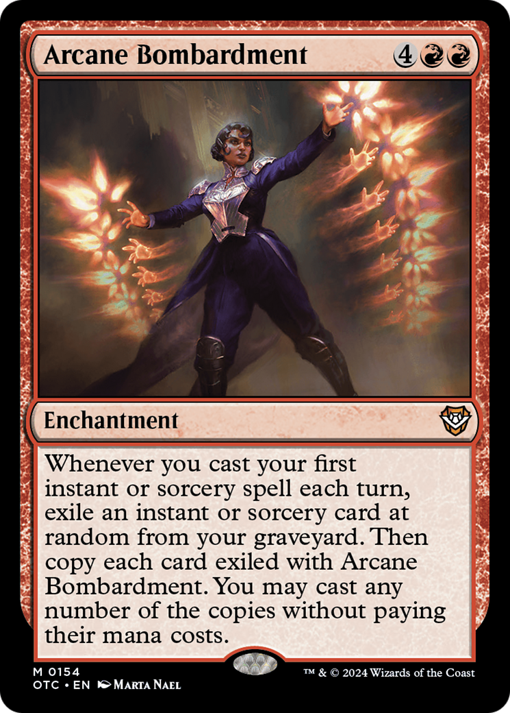 Arcane Bombardment (OTC-154) - Outlaws of Thunder Junction Commander - Poke-Collect