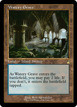 Watery Grave (Retro Frame) (RVR-415) - Ravnica Remastered Foil - Poke-Collect